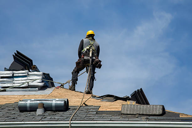 Professional Roof Replacement technician working in Altair, TX